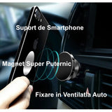 Suport Magnetic Telefon cu Adeziv 3M