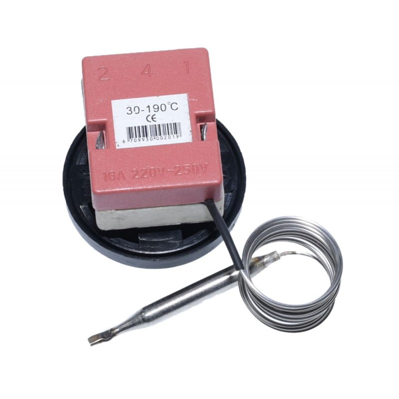 Termostat Reglabil Capilar de Inox 30-190°C