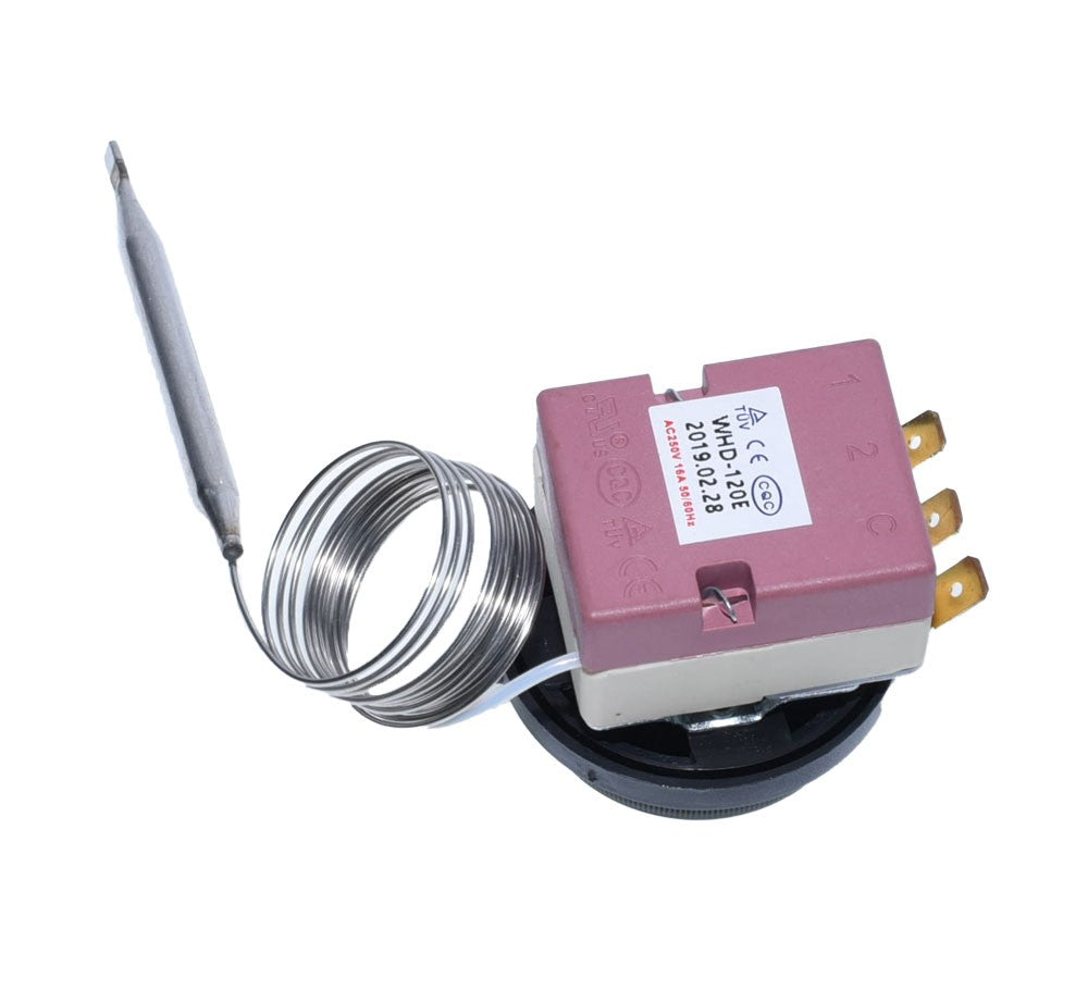 Termostat Reglabil 30-120°C cu Sonda de Inox