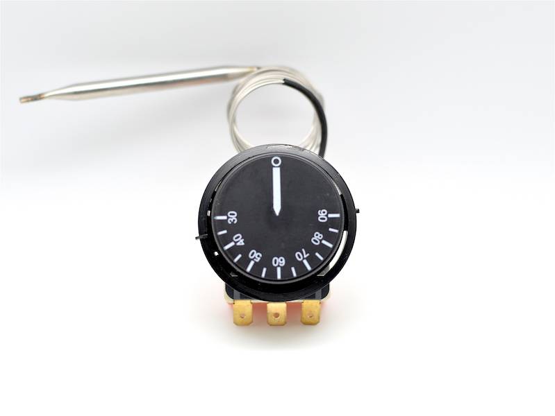 Termostat Reglabil 30-90°C cu Sonda de Inox